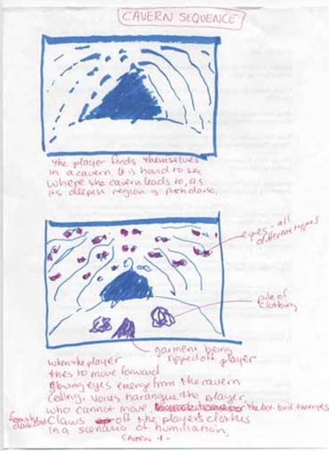 Cavern storyboards page 2