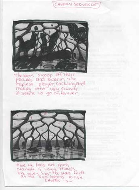 Cavern storyboards page 3